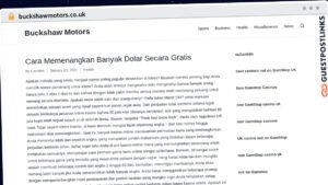 Publish Guest Post on buckshawmotors.co.uk