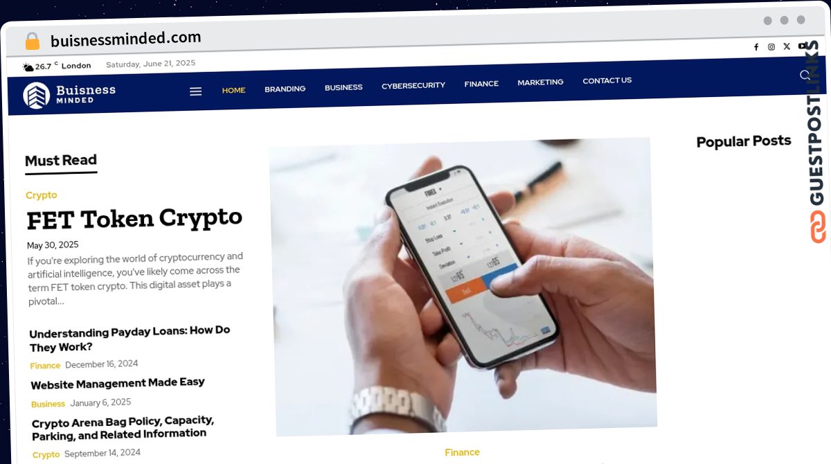 Publish Guest Post on buisnessminded.com