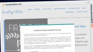 Publish Guest Post on burlapandblue.com