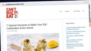 Publish Guest Post on cantbeatemeatem.com