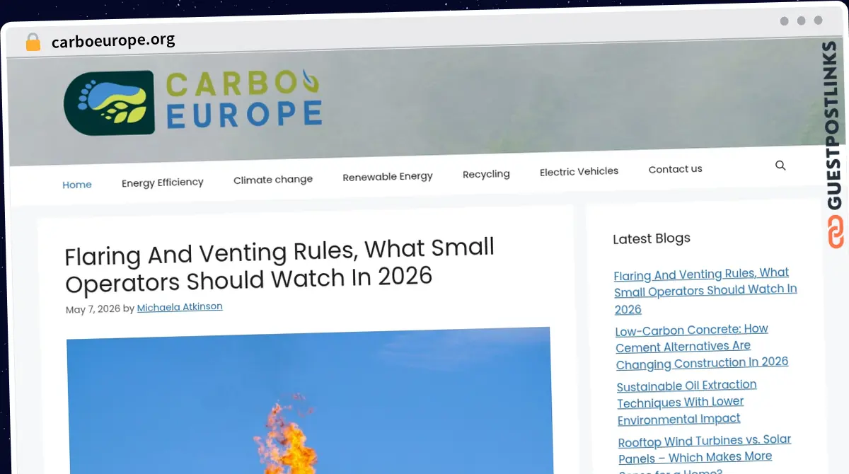 Publish Guest Post on carboeurope.org