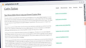Publish Guest Post on cathytutton.co.uk