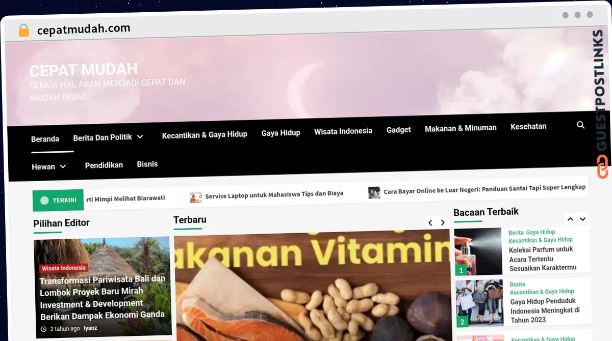 Publish Guest Post on cepatmudah.com