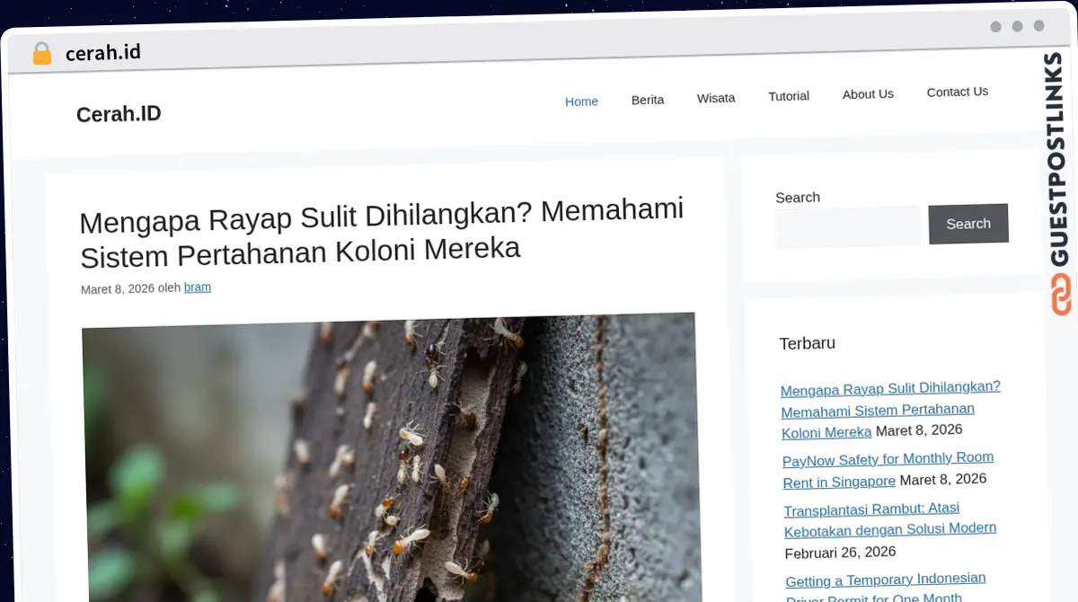 Publish Guest Post on cerah.id