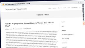 Publish Guest Post on christmaspartyvenuesessex.co.uk