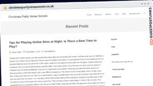 Publish Guest Post on christmaspartyvenuesessex.co.uk