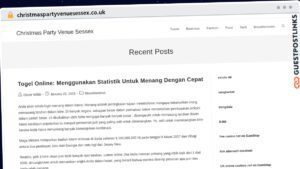Publish Guest Post on christmaspartyvenuesessex.co.uk
