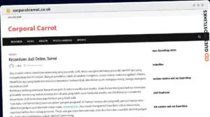 Publish Guest Post on corporalcarrot.co.uk