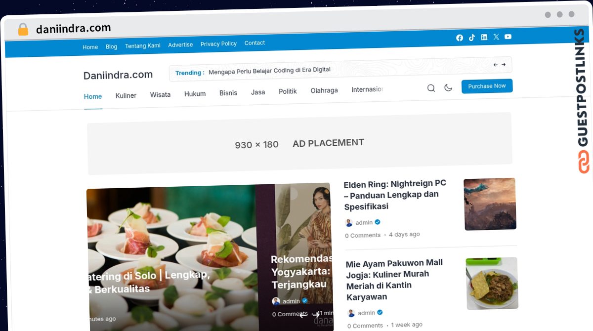 Publish Guest Post on daniindra.com