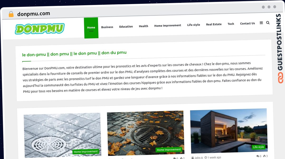 Publish Guest Post on donpmu.com