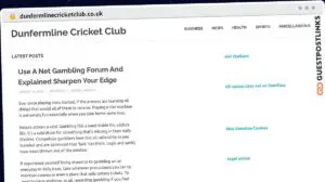 Publish Guest Post on dunfermlinecricketclub.co.uk