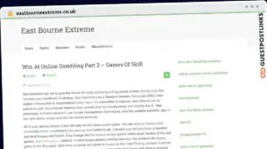 Publish Guest Post on eastbourneextreme.co.uk
