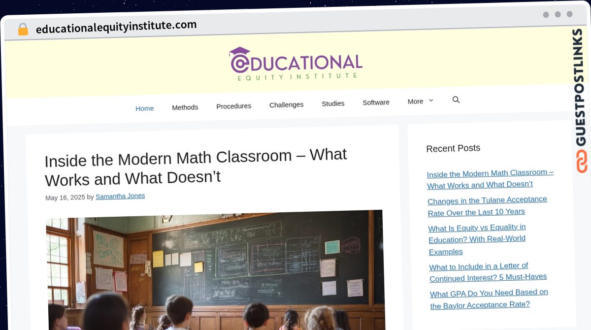 Publish Guest Post on educationalequityinstitute.com