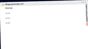 Publish Guest Post on elitegroupsalonspa.com
