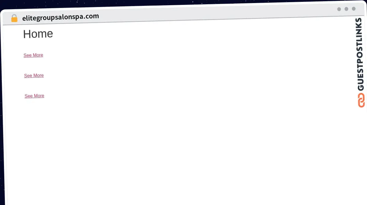 Publish Guest Post on elitegroupsalonspa.com