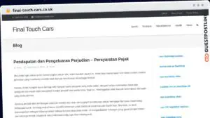 Publish Guest Post on final-touch-cars.co.uk