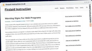Publish Guest Post on firstaid-instruction.co.uk