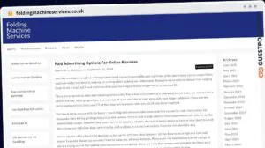 Publish Guest Post on foldingmachineservices.co.uk