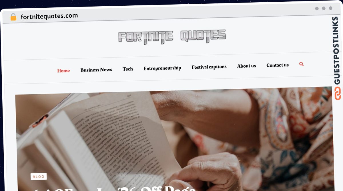 Publish Guest Post on fortnitequotes.com
