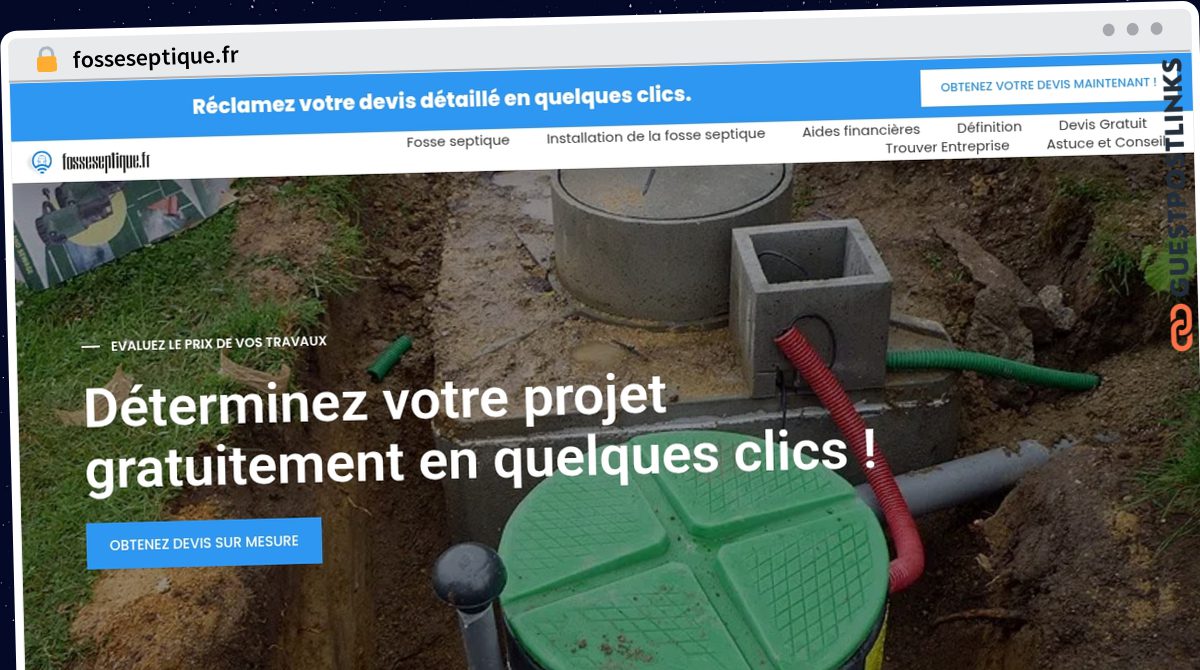 Publish Guest Post on fosseseptique.fr