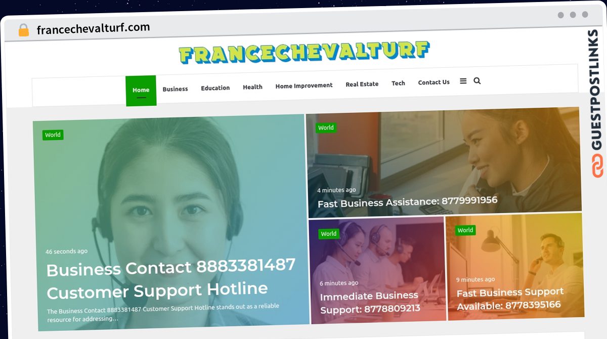 Publish Guest Post on francechevalturf.com