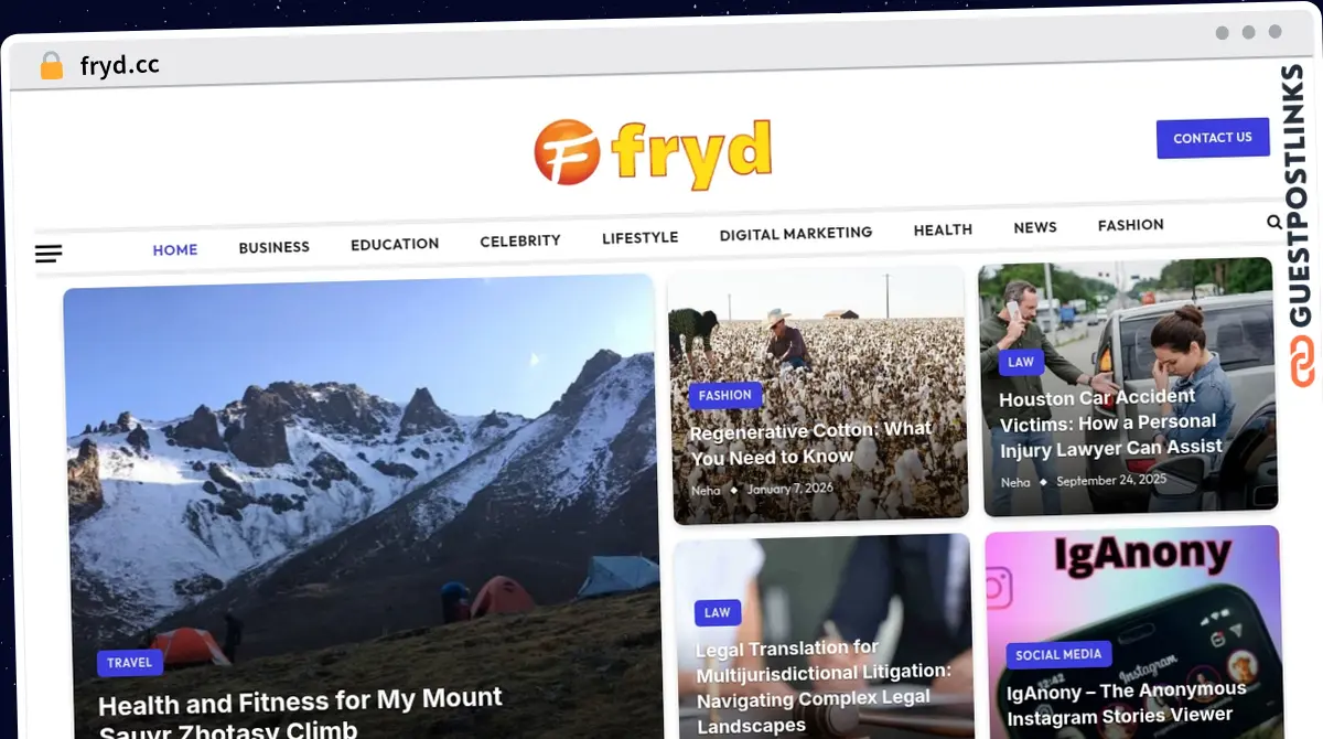 Publish Guest Post on fryd.cc