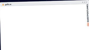Publish Guest Post on gaffa.se