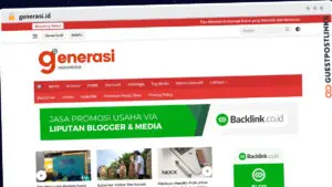 Publish Guest Post on generasi.id