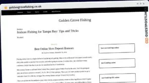 Publish Guest Post on goldengrovefishing.co.uk