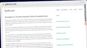 Publish Guest Post on golfnsun.co.uk