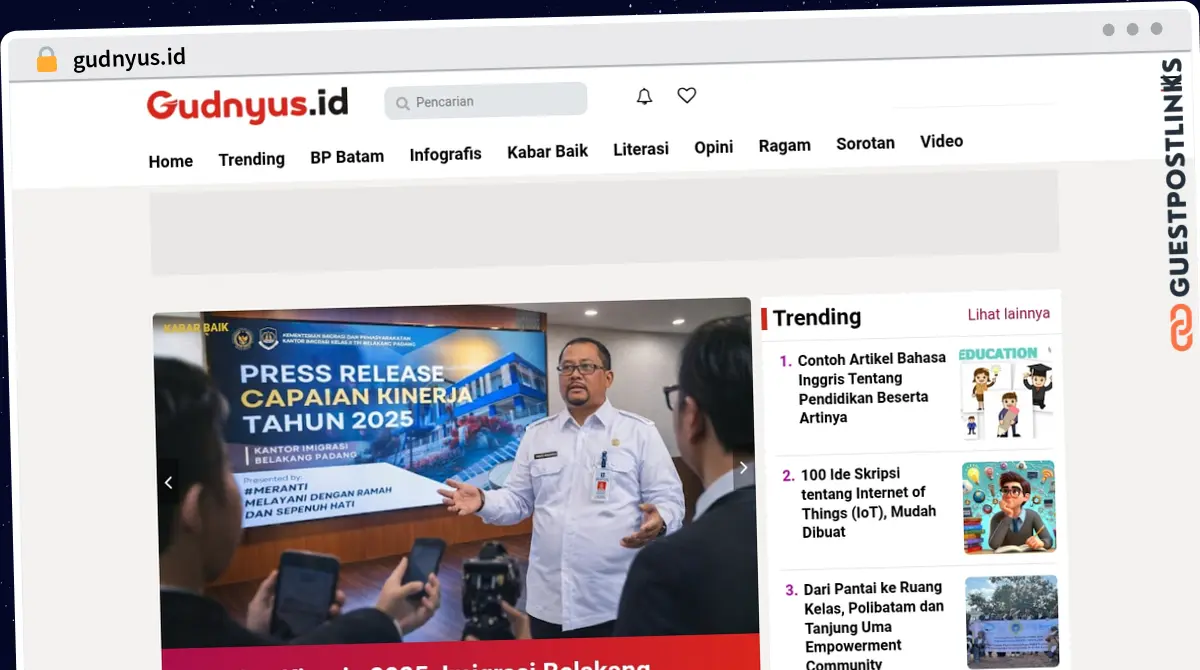 Publish Guest Post on gudnyus.id