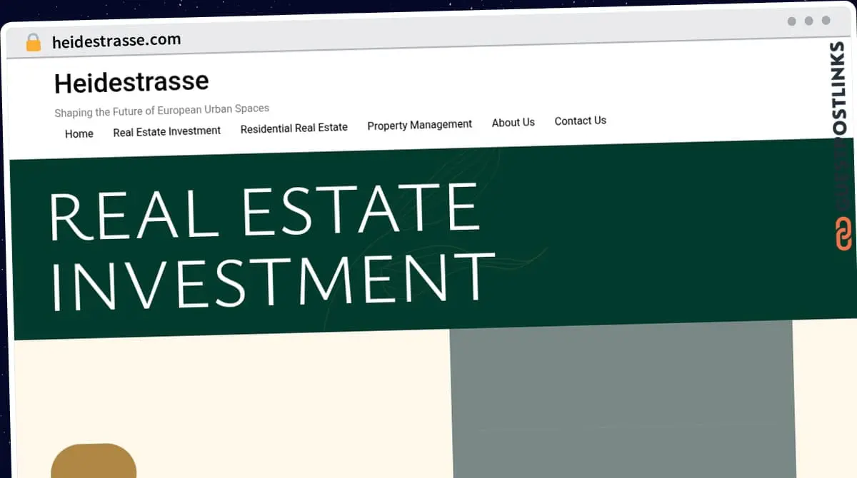 Publish Guest Post on heidestrasse.com