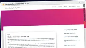 Publish Guest Post on homeopathyfertilityclinic.co.uk