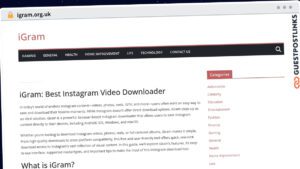 Publish Guest Post on igram.org.uk