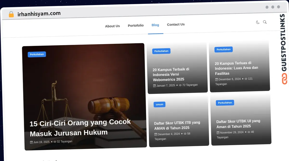 Publish Guest Post on irhanhisyam.com