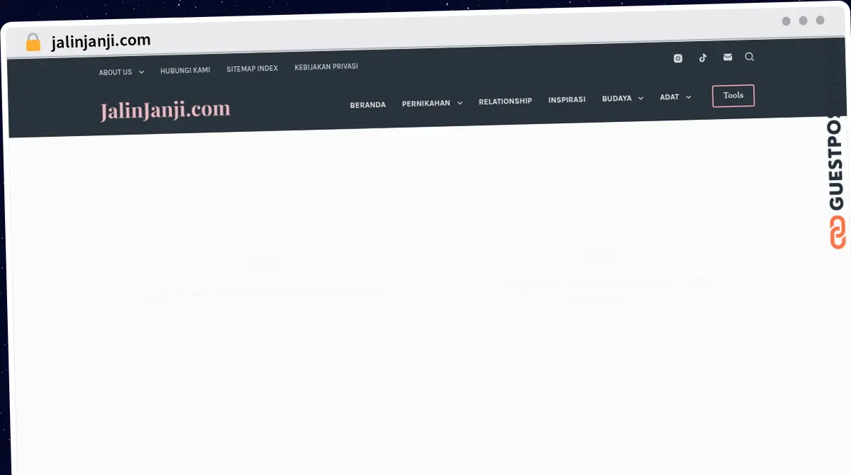 Publish Guest Post on jalinjanji.com