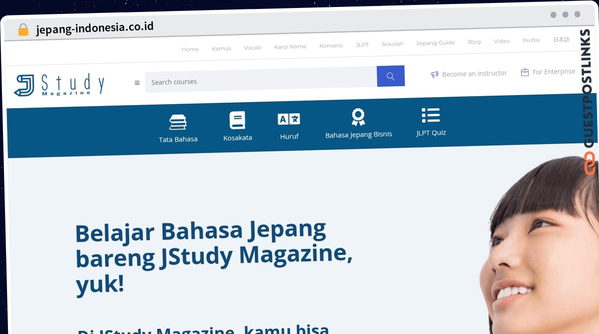 Publish Guest Post on jepang-indonesia.co.id