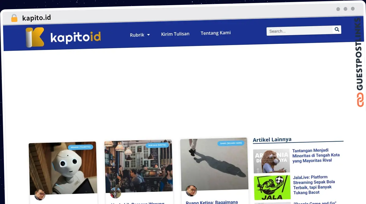 Publish Guest Post on kapito.id