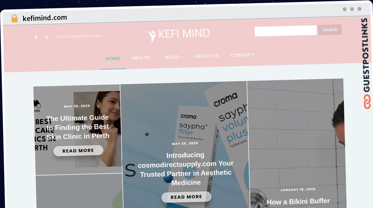 Publish Guest Post on kefimind.com