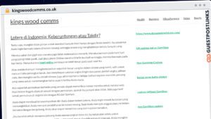 Publish Guest Post on kingswoodcomms.co.uk