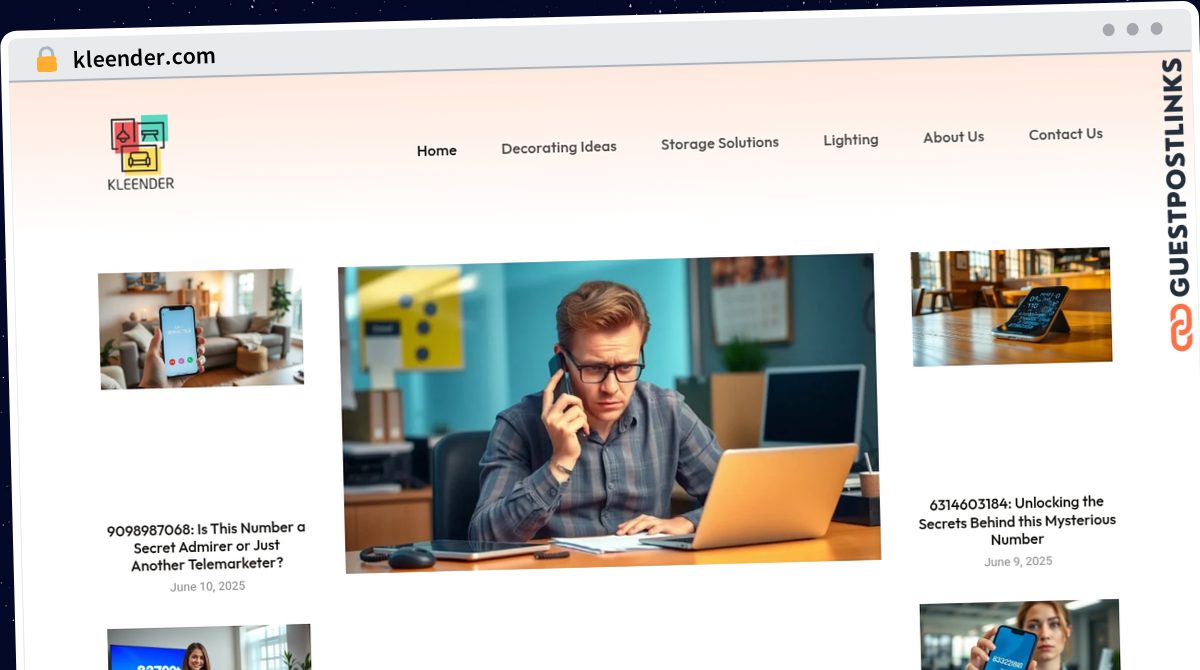 Publish Guest Post on kleender.com