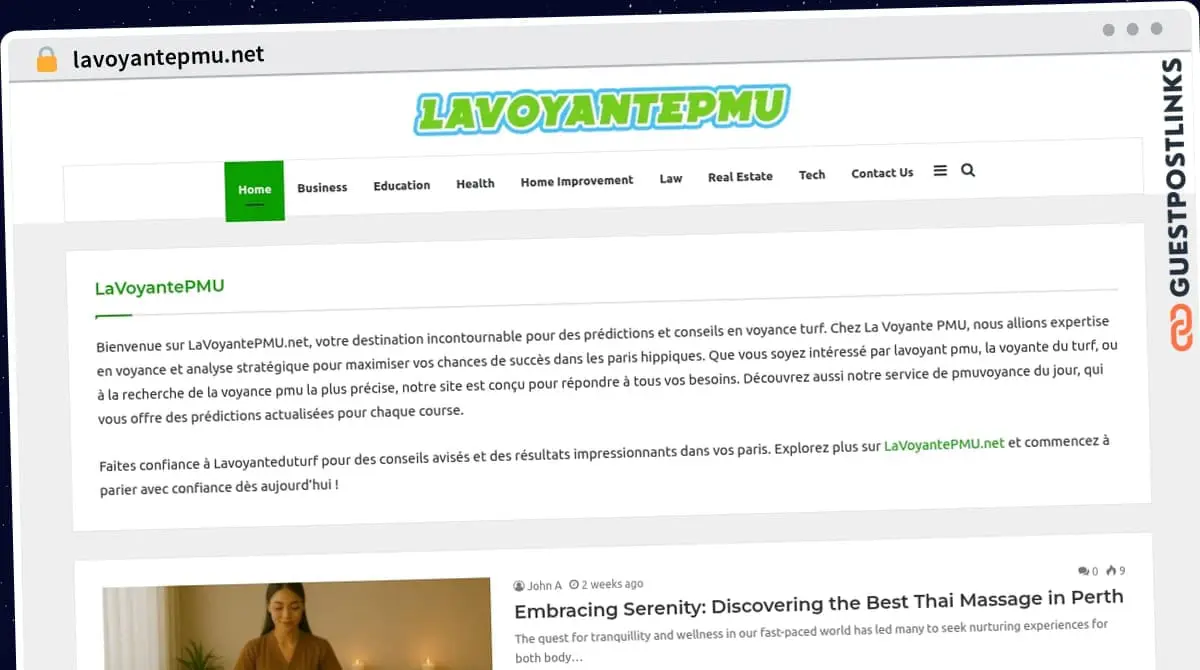 Publish Guest Post on lavoyantepmu.net