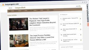 Publish Guest Post on lawyersgeek.com