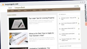 Publish Guest Post on lawyersgeek.com