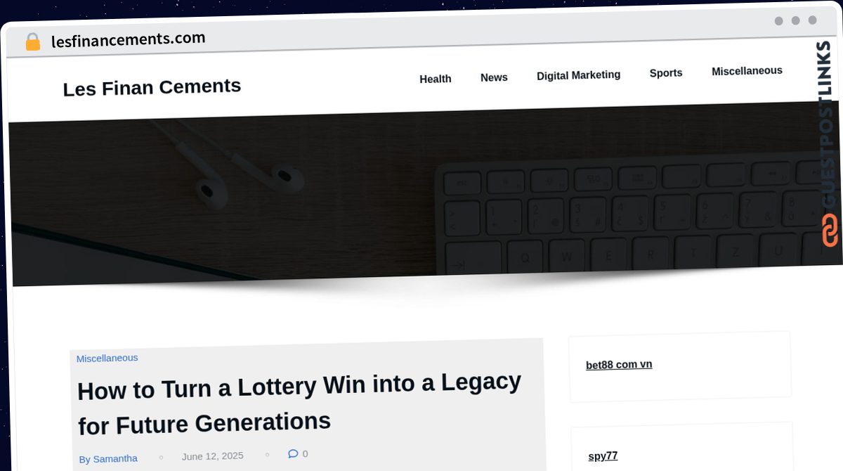 Publish Guest Post on lesfinancements.com