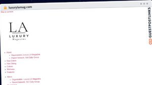 Publish Guest Post on luxurylamag.com