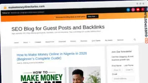 Publish Guest Post on makemoneydirectories.com