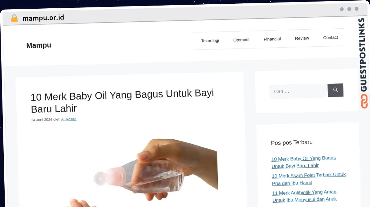 Publish Guest Post on mampu.or.id