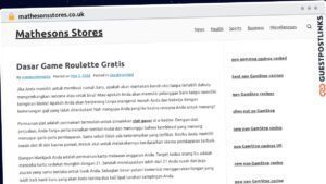 Publish Guest Post on mathesonsstores.co.uk