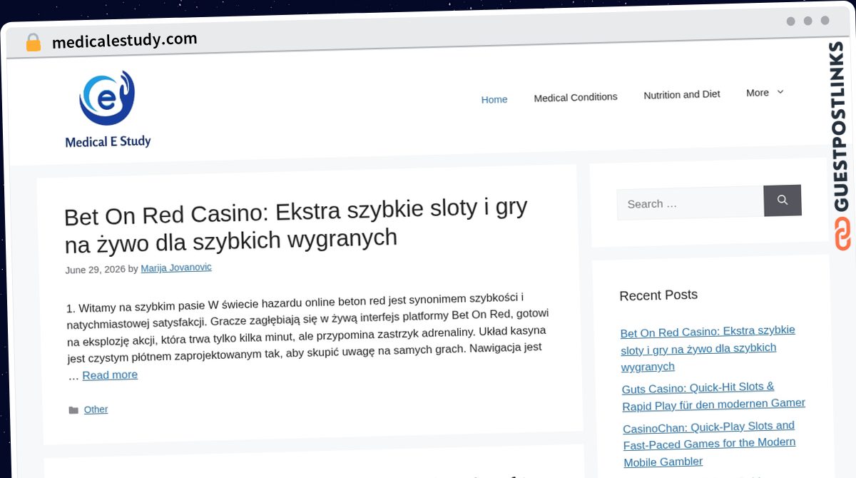 Publish Guest Post on medicalestudy.com